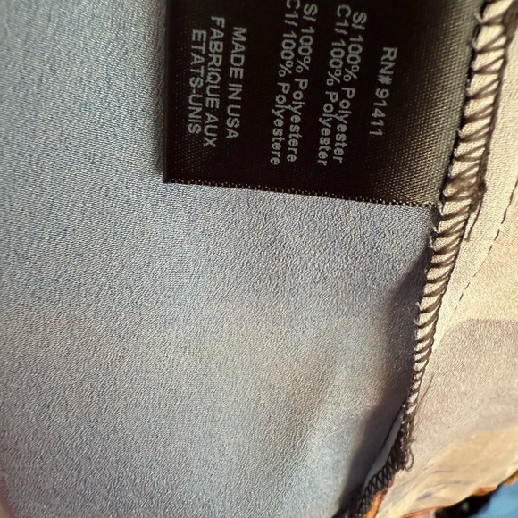 Clover Canyon Blue and Orange Top Size M - Picture 4 of 4